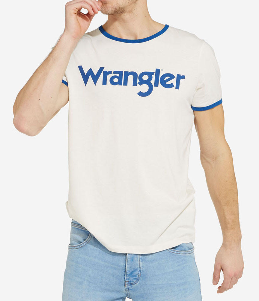 Wrangler logo Tee - Blue Roots Official